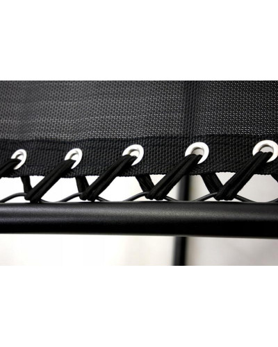 Шезлонг GardenLine Relax Black до 130 кг.!