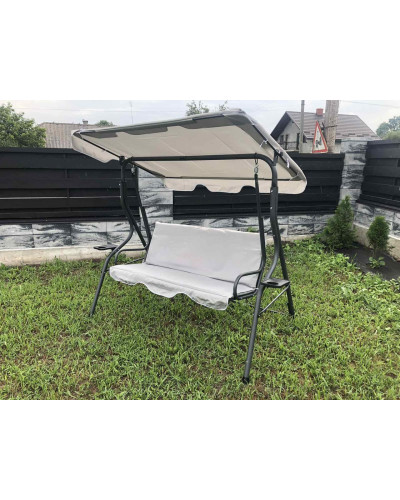 Садова гойдалка GardenLine VIP 170*110*153см Grey