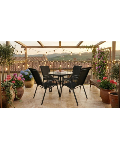 Комплект садових меблів GardenLine Majorka-4 Black