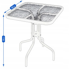 Комплект садових меблів GardenLine Majorka Black
