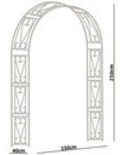 Арка садова-пергола GardenLine DEN0678