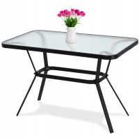 Стіл садовий GardenLine Fenix Black 110*60*70 см.