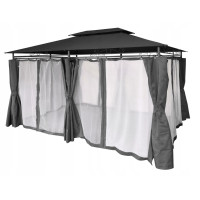 Павільйон садовий GardenLine TOTEM GREY з москітною сіткою