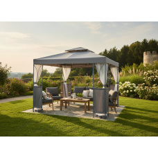 Павільйон садовий GardenLine ALTANA Grey