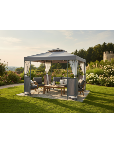 Павільйон садовий GardenLine ALTANA Grey