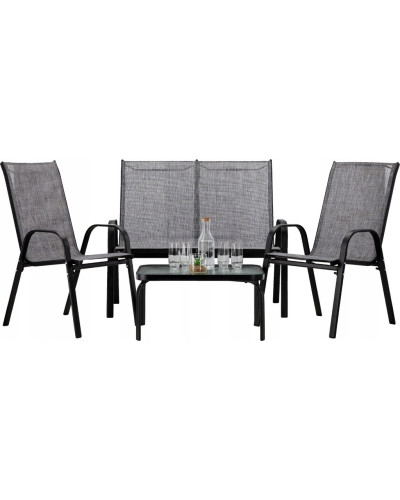 Комплект садових меблів GardenLine SOFA Grey