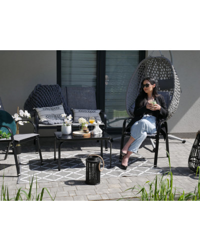 Комплект садових меблів GardenLine SOFA Black