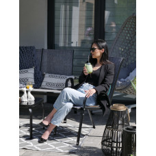 Комплект садових меблів GardenLine SOFA Black
