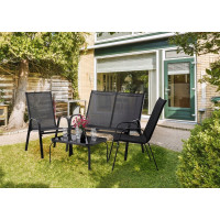 Комплект садових меблів GardenLine SOFA Black