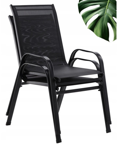 Комплект садових меблів GardenLine SOFA Black