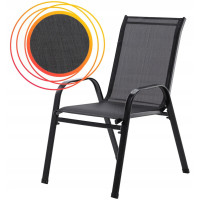Комплект садових меблів GardenLine SOFA Black