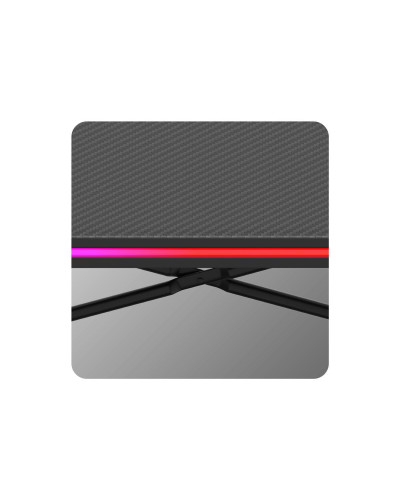 Комп'ютерний стіл HUZARO Hero 1.7 RGB Black
