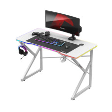 Комп'ютерний стіл HUZARO Hero 1.7 RGB White