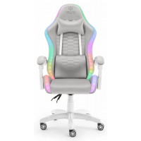 Комп'ютерне крісло Hell's HC-1000 Grey LED (тканина)