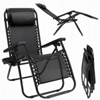 Комплект шезлонгів JUMI Relax Black - 2 шт.