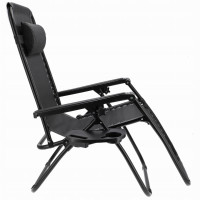 Комплект шезлонгів JUMI Relax Black - 2 шт.