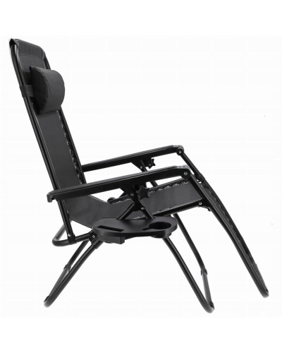 Комплект шезлонгів JUMI Relax Black - 2 шт.