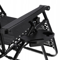 Комплект шезлонгів JUMI Relax Black - 2 шт.