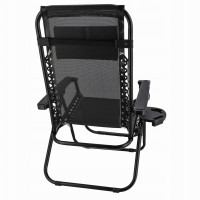 Комплект шезлонгів JUMI Relax Black - 2 шт.
