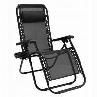Комплект шезлонгів JUMI Relax Black - 2 шт.