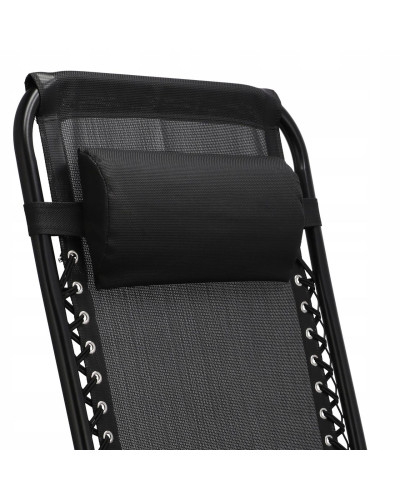 Комплект шезлонгів JUMI Relax Black - 2 шт.
