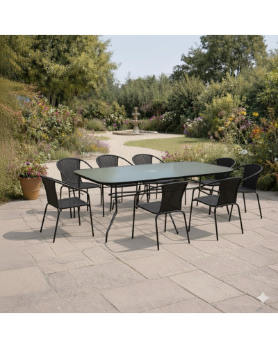 Комплект садових меблів Kontrast Garden-8 Black