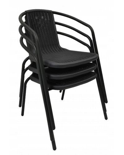 Комплект садових меблів Kontrast Garden-8 Black