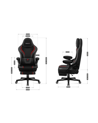 Комп'ютерне крісло Huzaro Force 4.6 Carbon тканина