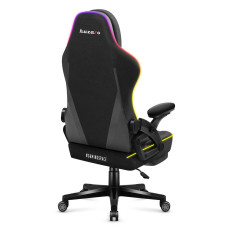 Комп'ютерне крісло Huzaro Force 4.6 Black RGB тканина