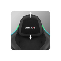 Комп'ютерне крісло Huzaro Force 4.6 Black RGB тканина