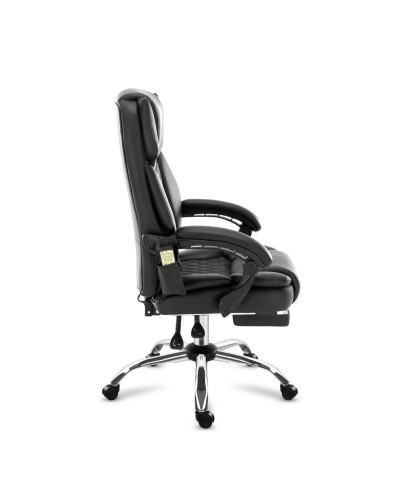 Крісло офісне з масажем Mark Adler Boss 6.0 Black