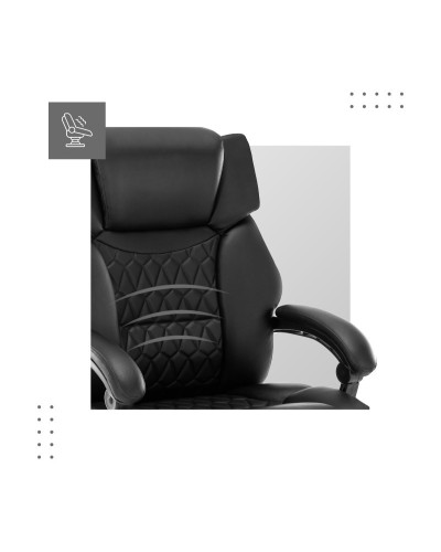 Крісло офісне з масажем Mark Adler Boss 6.0 Black