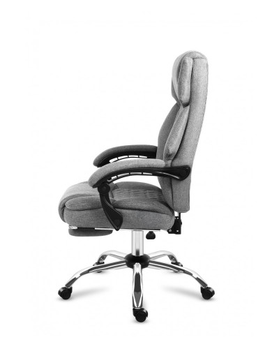 Крісло офісне з масажем Mark Adler Boss 6.0 Grey тканина