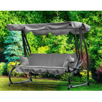 Садова гойдалка GardenLine Venera 210x120x170 см. Grey