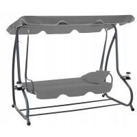 Садова гойдалка GardenLine Venera 210x120x170 см. Grey