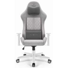Комп'ютерне крісло Hell's Chair HC-1006 Grey-White тканина