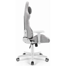 Комп'ютерне крісло Hell's Chair HC-1006 Grey-White тканина