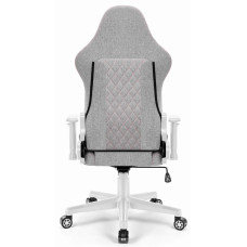 Комп'ютерне крісло Hell's Chair HC-1006 Grey-White тканина