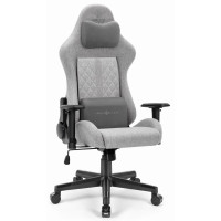 Комп'ютерне крісло Hell's Chair HC-1006 Grey-Black тканина