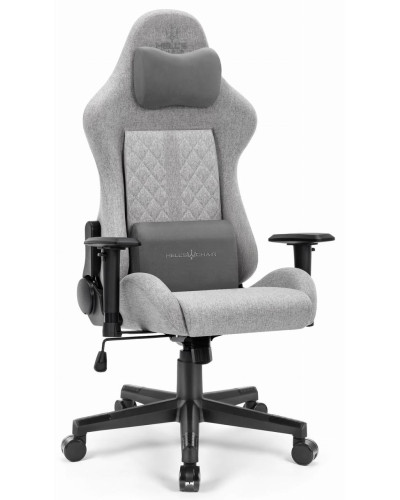 Комп'ютерне крісло Hell's Chair HC-1006 Grey-Black тканина