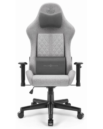 Комп'ютерне крісло Hell's Chair HC-1006 Grey-Black тканина