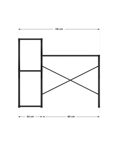 Комп'ютерний стіл Mark Adler Leader 3.5 Black