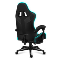 Крісло Huzaro Force 4.7 Black RGB тканина