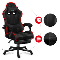 Крісло Huzaro Force 4.7 Black RGB тканина