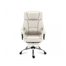 Крісло офісне з масажем Mark Adler Boss 6.0 Beige тканина