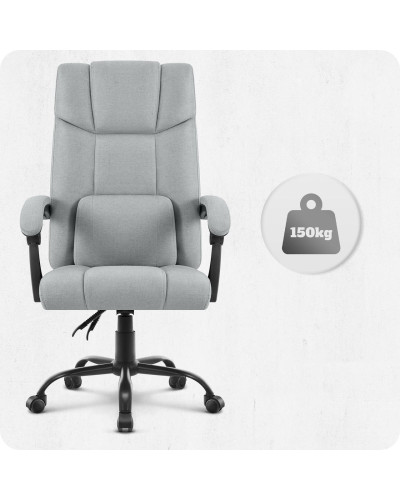 Крісло офісне Cabro C505 Grey тканина