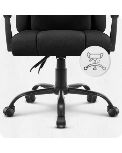 Крісло офісне Cabro C505 Black тканина