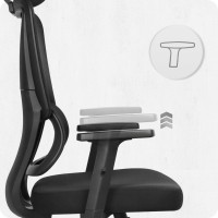 Крісло офісне Cabro C506 Black тканина