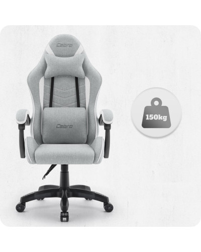 Крісло Cabro C500 Grey-White тканина