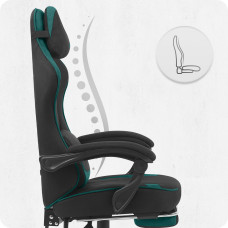 Крісло Cabro C504 Black-Green тканина